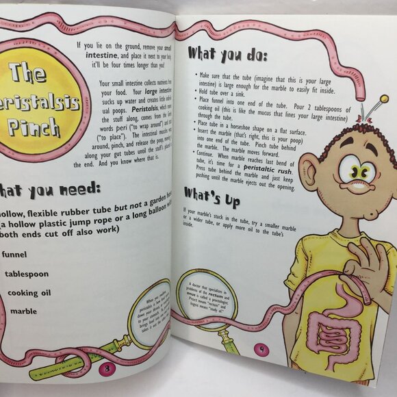 Vtg Lot 2 Kids Books Simple Science Experiments Hands-On Grossology Really Gross - Picture 4 of 12